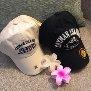 NWT Cayman Islands Baseball Caps & flower hairclaw